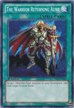 The Warrior Returning Alive (YS13-EN030) - Super Starter: V for Victory 1st Edition Super Starter: V for Victory Yugioh Single  Squirtle Squad Card Shop.