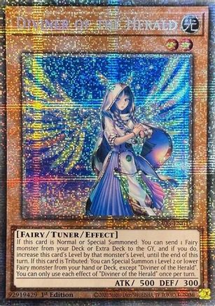 Diviner of the Herald (Starlight Rare) (RA05-EN017) - Rarity Collection 5 1st Edition Rarity Collection 5 Yugioh Single  Squirtle Squad Card Shop.