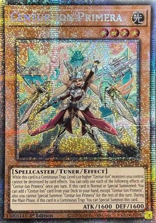 Centur-Ion Primera (Starlight Rare) (RA05-EN030) - Rarity Collection 5 1st Edition Rarity Collection 5 Yugioh Single  Squirtle Squad Card Shop.