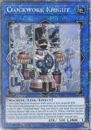 Clockwork Knight (Starlight Rare) (RA05-EN058) - Rarity Collection 5 1st Edition Rarity Collection 5 Yugioh Single  Squirtle Squad Card Shop.