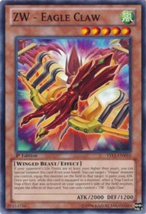 ZW - Eagle Claw (YS13-ENV03) - Super Starter: V for Victory Power-Up Pack Limited Super Starter: V for Victory Power-Up Pack Yugioh Single  Squirtle Squad Card Shop.