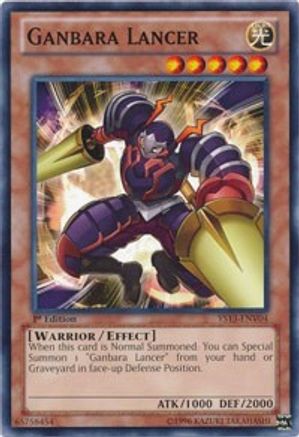 Ganbara Lancer (YS13-ENV04) - Super Starter: V for Victory Power-Up Pack Unlimited Super Starter: V for Victory Power-Up Pack Yugioh Single  Squirtle Squad Card Shop.