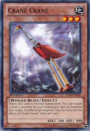 Crane Crane (YS13-ENV06) - Super Starter: V for Victory Power-Up Pack Unlimited Super Starter: V for Victory Power-Up Pack Yugioh Single  Squirtle Squad Card Shop.