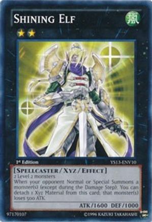 Shining Elf (YS13-ENV10) - Super Starter: V for Victory Power-Up Pack 1st Edition Super Starter: V for Victory Power-Up Pack Yugioh Single  Squirtle Squad Card Shop.