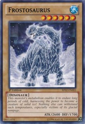 Frostosaurus (BP02-EN003) - Battle Pack 2: War of the Giants 1st Edition Battle Pack 2: War of the Giants Yugioh Single  Squirtle Squad Card Shop.