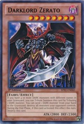 Darklord Zerato (BP02-EN060) - Battle Pack 2: War of the Giants Unlimited Battle Pack 2: War of the Giants Yugioh Single  Squirtle Squad Card Shop.
