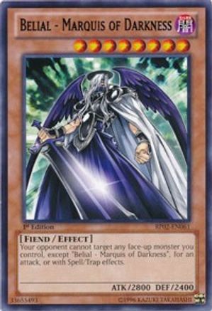 Belial - Marquis of Darkness (BP02-EN061) - Battle Pack 2: War of the Giants 1st Edition Battle Pack 2: War of the Giants Yugioh Single  Squirtle Squad Card Shop.