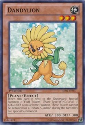 Dandylion (BP02-EN077) - Battle Pack 2: War of the Giants 1st Edition Battle Pack 2: War of the Giants Yugioh Single  Squirtle Squad Card Shop.