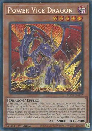 Power Vice Dragon (BLZD-EN002) - Blazing Dominion 1st Edition Blazing Dominion Yugioh Single  Squirtle Squad Card Shop.