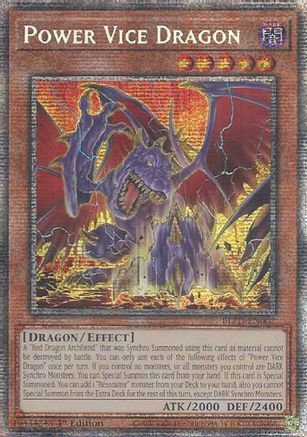 Power Vice Dragon (Starlight Rare) (BLZD-EN002) - Blazing Dominion 1st Edition Blazing Dominion Yugioh Single  Squirtle Squad Card Shop.