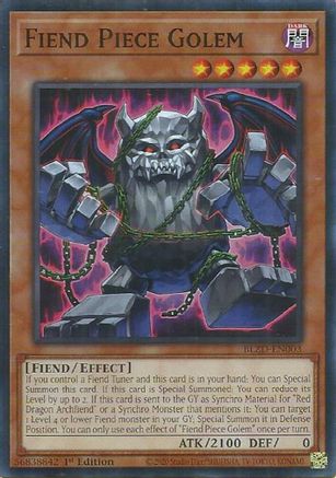 Fiend Piece Golem (BLZD-EN003) - Blazing Dominion 1st Edition Blazing Dominion Yugioh Single  Squirtle Squad Card Shop.
