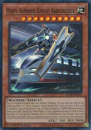 Heavy Armored Knight Babeldecker (BLZD-EN006) - Blazing Dominion 1st Edition Blazing Dominion Yugioh Single  Squirtle Squad Card Shop.