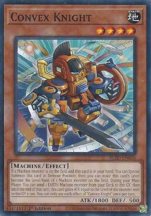 Convex Knight (BLZD-EN026) - Blazing Dominion 1st Edition Blazing Dominion Yugioh Single  Squirtle Squad Card Shop.