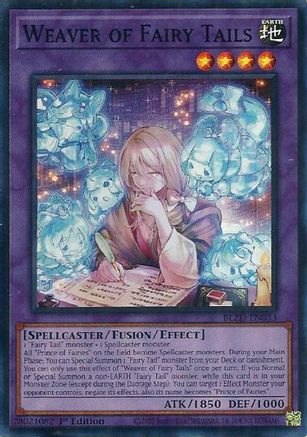 Weaver of Fairy Tails (BLZD-EN033) - Blazing Dominion 1st Edition Blazing Dominion Yugioh Single  Squirtle Squad Card Shop.