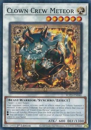 Clown Crew Meteor (BLZD-EN040) - Blazing Dominion 1st Edition Blazing Dominion Yugioh Single  Squirtle Squad Card Shop.
