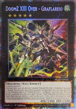 DoomZ XIII Over - Graflareio (Starlight Rare) (BLZD-EN045) - Blazing Dominion 1st Edition Blazing Dominion Yugioh Single  Squirtle Squad Card Shop.