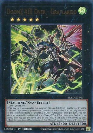 DoomZ XIII Over - Graflareio (BLZD-EN045) - Blazing Dominion 1st Edition Blazing Dominion Yugioh Single  Squirtle Squad Card Shop.