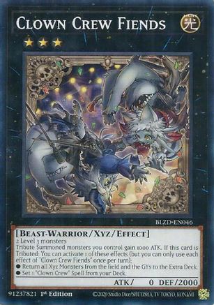 Clown Crew Fiends (BLZD-EN046) - Blazing Dominion 1st Edition Blazing Dominion Yugioh Single  Squirtle Squad Card Shop.