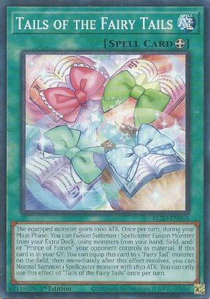 Tails of the Fairy Tails (BLZD-EN064) - Blazing Dominion 1st Edition Blazing Dominion Yugioh Single  Squirtle Squad Card Shop.