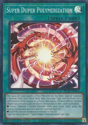Super Duper Polymerization (BLZD-EN069) - Blazing Dominion 1st Edition Blazing Dominion Yugioh Single  Squirtle Squad Card Shop.