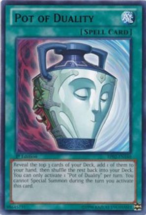Pot of Duality (BP02-EN160) - Battle Pack 2: War of the Giants 1st Edition Battle Pack 2: War of the Giants Yugioh Single  Squirtle Squad Card Shop.