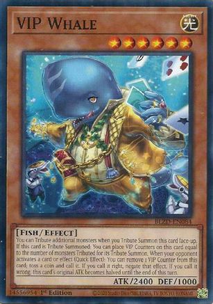 VIP Whale (BLZD-EN084) - Blazing Dominion 1st Edition Blazing Dominion Yugioh Single  Squirtle Squad Card Shop.