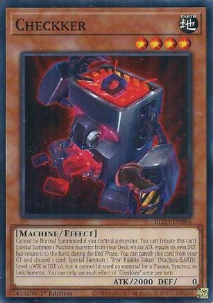 Checkker (BLZD-EN086) - Blazing Dominion 1st Edition Blazing Dominion Yugioh Single  Squirtle Squad Card Shop.