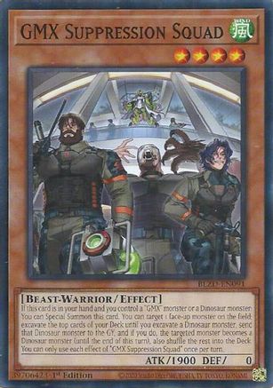 GMX Suppression Squad (BLZD-EN091) - Blazing Dominion 1st Edition Blazing Dominion Yugioh Single  Squirtle Squad Card Shop.