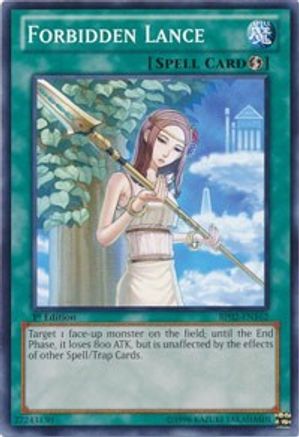 Forbidden Lance (BP02-EN162) - Battle Pack 2: War of the Giants 1st Edition Battle Pack 2: War of the Giants Yugioh Single  Squirtle Squad Card Shop.