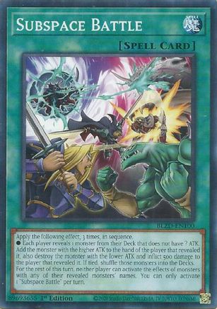 Subspace Battle (BLZD-EN100) - Blazing Dominion 1st Edition Blazing Dominion Yugioh Single  Squirtle Squad Card Shop.