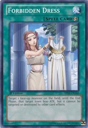 Forbidden Dress (BP02-EN168) - Battle Pack 2: War of the Giants 1st Edition Battle Pack 2: War of the Giants Yugioh Single  Squirtle Squad Card Shop.