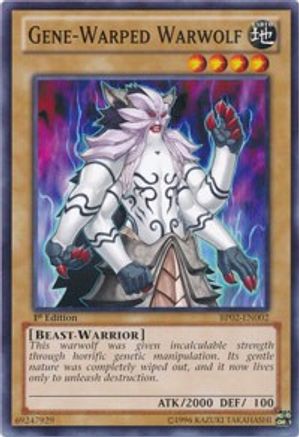 Gene-Warped Warwolf (BP02-EN002) - Battle Pack 2: War of the Giants Unlimited Battle Pack 2: War of the Giants Yugioh Single  Squirtle Squad Card Shop.