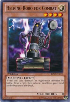 Helping Robo For Combat (BP02-EN019) - Battle Pack 2: War of the Giants 1st Edition Battle Pack 2: War of the Giants Yugioh Single  Squirtle Squad Card Shop.