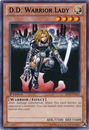 D.D. Warrior Lady (BP02-EN021) - Battle Pack 2: War of the Giants 1st Edition Battle Pack 2: War of the Giants Yugioh Single  Squirtle Squad Card Shop.