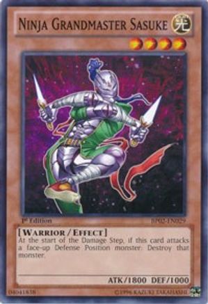 Ninja Grandmaster Sasuke (BP02-EN029) - Battle Pack 2: War of the Giants Unlimited Battle Pack 2: War of the Giants Yugioh Single  Squirtle Squad Card Shop.