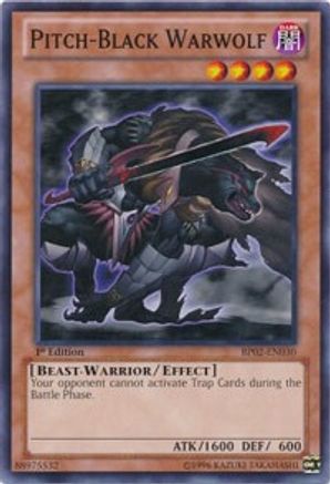 Pitch-Black Warwolf (BP02-EN030) - Battle Pack 2: War of the Giants Unlimited Battle Pack 2: War of the Giants Yugioh Single  Squirtle Squad Card Shop.