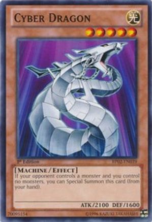 Cyber Dragon (BP02-EN039) - Battle Pack 2: War of the Giants 1st Edition Battle Pack 2: War of the Giants Yugioh Single  Squirtle Squad Card Shop.
