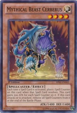 Mythical Beast Cerberus (BP02-EN042) - Battle Pack 2: War of the Giants Unlimited Battle Pack 2: War of the Giants Yugioh Single  Squirtle Squad Card Shop.