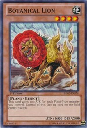 Botanical Lion (BP02-EN074) - Battle Pack 2: War of the Giants 1st Edition Battle Pack 2: War of the Giants Yugioh Single  Squirtle Squad Card Shop.