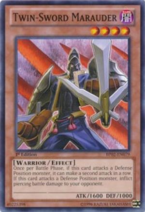 Twin-Sword Marauder (BP02-EN079) - Battle Pack 2: War of the Giants Unlimited Battle Pack 2: War of the Giants Yugioh Single  Squirtle Squad Card Shop.