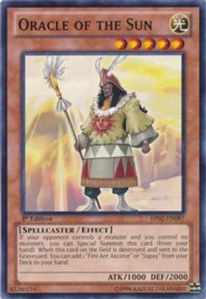 Oracle of the Sun (BP02-EN087) - Battle Pack 2: War of the Giants 1st Edition Battle Pack 2: War of the Giants Yugioh Single  Squirtle Squad Card Shop.
