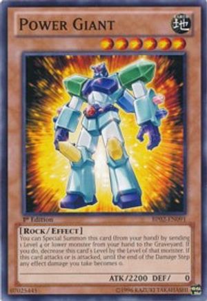Power Giant (BP02-EN091) - Battle Pack 2: War of the Giants Unlimited Battle Pack 2: War of the Giants Yugioh Single  Squirtle Squad Card Shop.