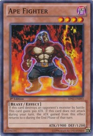 Ape Fighter (BP02-EN093) - Battle Pack 2: War of the Giants 1st Edition Battle Pack 2: War of the Giants Yugioh Single  Squirtle Squad Card Shop.