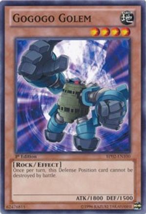 Gogogo Golem (BP02-EN100) - Battle Pack 2: War of the Giants Unlimited Battle Pack 2: War of the Giants Yugioh Single  Squirtle Squad Card Shop.