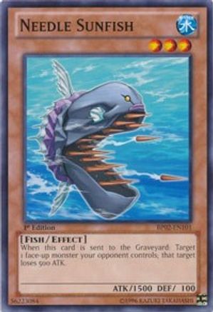 Needle Sunfish (BP02-EN101) - Battle Pack 2: War of the Giants 1st Edition Battle Pack 2: War of the Giants Yugioh Single  Squirtle Squad Card Shop.