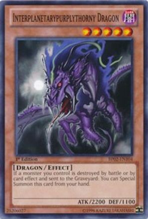 Interplanetarypurplythorny Dragon (BP02-EN104) - Battle Pack 2: War of the Giants Unlimited Battle Pack 2: War of the Giants Yugioh Single  Squirtle Squad Card Shop.