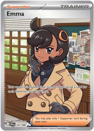 Emma 107/086 - Holofoil ME04 Chaos Rising - Ultra Rare Pokémon TCG Card