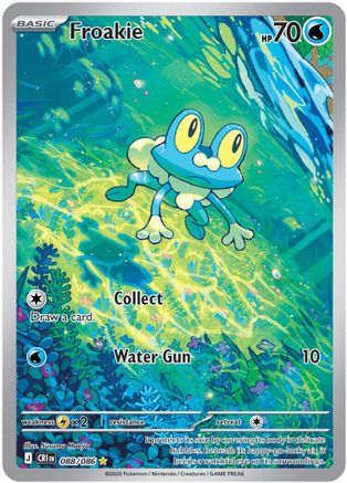 Froakie 088/086 – Chaos Rising – Illustration Rare Pokémon Card
