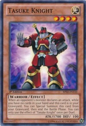 Tasuke Knight (BP02-EN110) - Battle Pack 2: War of the Giants 1st Edition Battle Pack 2: War of the Giants Yugioh Single  Squirtle Squad Card Shop.