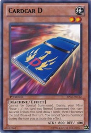 Cardcar D (BP02-EN112) - Battle Pack 2: War of the Giants Unlimited Battle Pack 2: War of the Giants Yugioh Single  Squirtle Squad Card Shop.